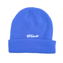 Load image into Gallery viewer, "Blue" Cuff Beanie, Blue