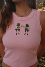 Load image into Gallery viewer, Oktoberfest Frogs Tank - Pink