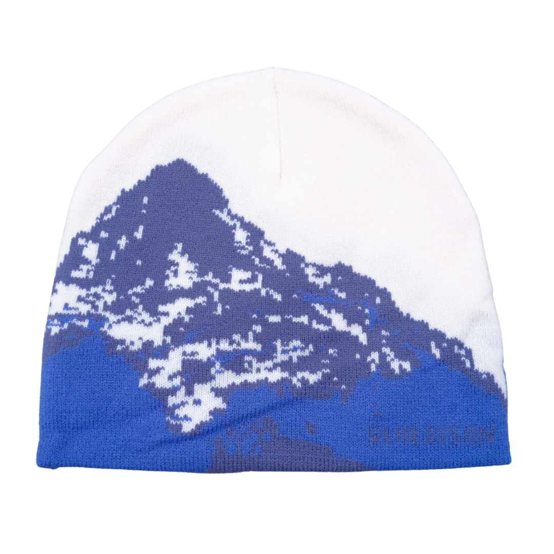 Mountain Peaks Skull Cap Beanie Navy