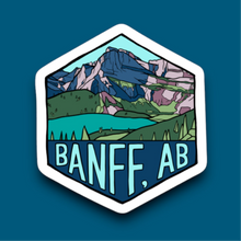 Load image into Gallery viewer, Banff National Park, Alberta, Canada- Hexagon Sticker