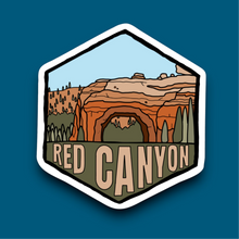 Load image into Gallery viewer, Red Canyon, Dixie National Forest, Utah- Hexagon Sticker