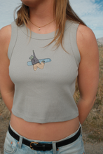 Load image into Gallery viewer, Snowboarding Frog Tank