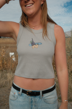 Load image into Gallery viewer, Snowboarding Frog Tank