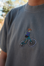 Load image into Gallery viewer, Mountain Biking Frog Tee - Gray