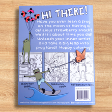 Load image into Gallery viewer, Frogs Doin' Stuff Coloring Book - Volume 1