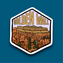 Load image into Gallery viewer, Golden Wall, Dixie National Forest, Utah- Hexagon Sticker