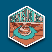 Load image into Gallery viewer, Horseshoe Bend, Arizona- Hexagon Sticker