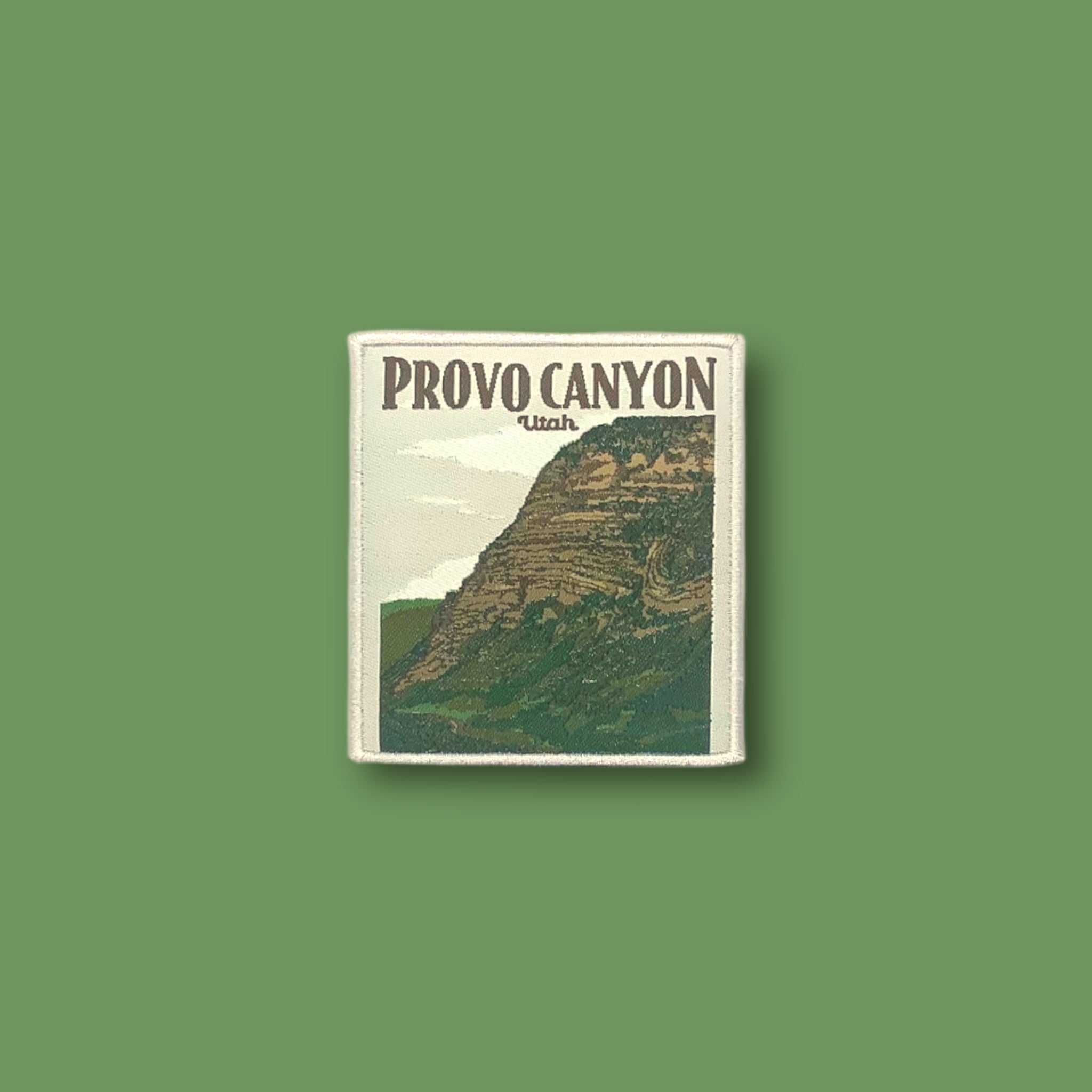 Provo Canyon Poster Patch Blue Bison Apparel