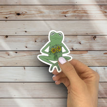 Load image into Gallery viewer, Frog &amp; Her Flowers Sticker (N21)
