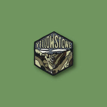 Load image into Gallery viewer, Yellowstone National Park, Wyoming- Embroidered Hexagon Patch
