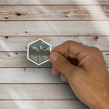 Load image into Gallery viewer, Grand Teton National Park, Wyoming- Hexagon Sticker