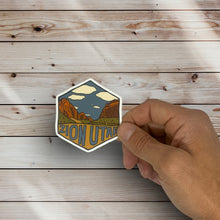 Load image into Gallery viewer, Zion National Park, Utah- Hexagon Sticker