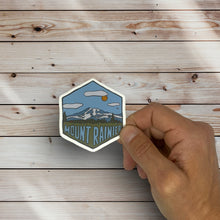 Load image into Gallery viewer, Mount Rainier, Washington- Hexagon Sticker