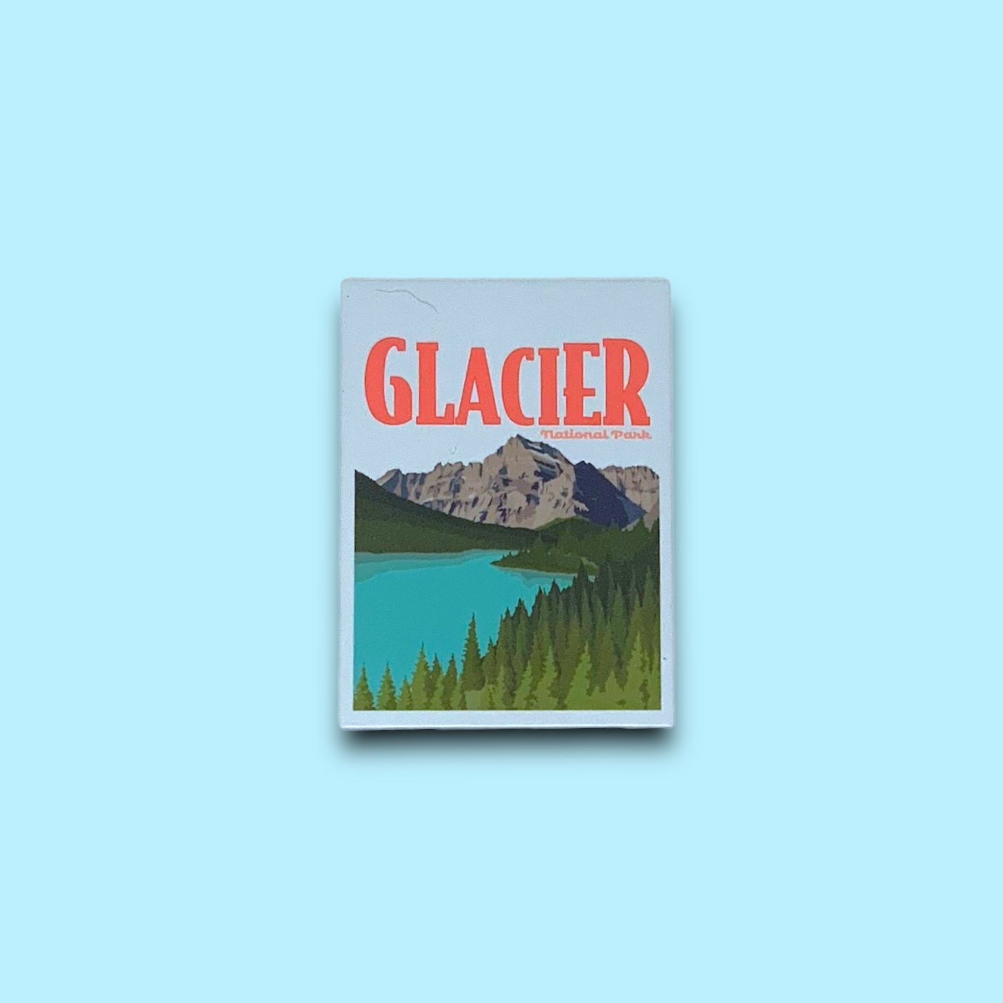 Glacier National Park, Montana Fridge Magnet – Blue Bison Apparel