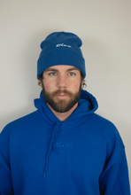 Load image into Gallery viewer, "Blue" Cuff Beanie, Blue
