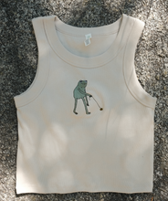Load image into Gallery viewer, Frog Walkin' a Bee Tank- Bone