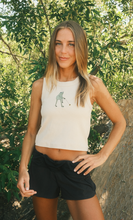 Load image into Gallery viewer, Frog Walkin' a Bee Tank- Bone