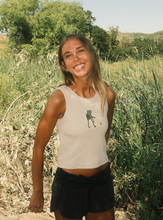 Load image into Gallery viewer, Frog Walkin' a Bee Tank- Bone