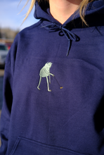 Load image into Gallery viewer, Frog Walkin' a Bee Hoodie