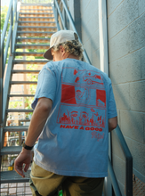 Load image into Gallery viewer, Have A Good Trip Tee - Blue