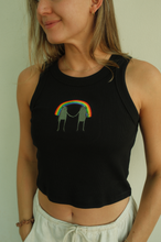 Load image into Gallery viewer, Rainbow Pride Frogs Tank - Black