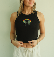 Load image into Gallery viewer, Rainbow Pride Frogs Tank - Black