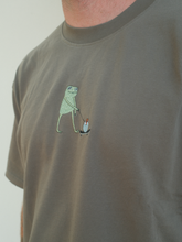 Load image into Gallery viewer, Frog Walkin' A Fish Tee