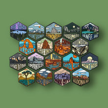 Load image into Gallery viewer, Yosemite National Park, California Embroidered Hexagon Patch
