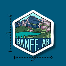 Load image into Gallery viewer, Banff National Park, Alberta, Canada- Hexagon Sticker