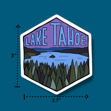 Load image into Gallery viewer, Lake Tahoe, California- Hexagon Sticker