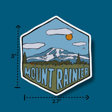 Load image into Gallery viewer, Mount Rainier, Washington- Hexagon Sticker