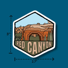 Load image into Gallery viewer, Red Canyon, Dixie National Forest, Utah- Hexagon Sticker