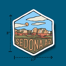 Load image into Gallery viewer, Sedona, Arizona- Hexagon Sticker