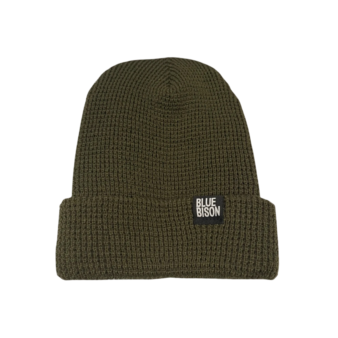 The Waffle Beanie (Multiple Colors) Bison – Apparel Blue