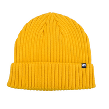 Load image into Gallery viewer, Ribbed Knit Beanie, Yellow
