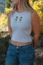 Load image into Gallery viewer, Oktoberfest Frogs Tank - purple gray
