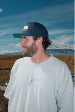 Load image into Gallery viewer, Blue Bison Badge Hat - Navy
