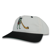 Load image into Gallery viewer, Swiss Frog Hat - Black/White

