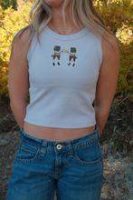 Load image into Gallery viewer, Oktoberfest Frogs Tank - purple gray
