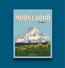 Load image into Gallery viewer, Mount Hood Oregon Poster Sticker
