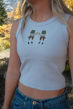 Load image into Gallery viewer, Oktoberfest Frogs Tank - purple gray
