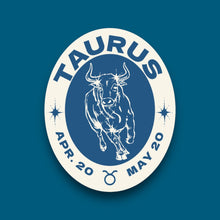 Load image into Gallery viewer, Taurus Zodiac Sticker
