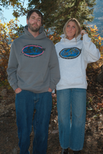 Load image into Gallery viewer, Just Happy To Be Here Hoodie - Heather Gray
