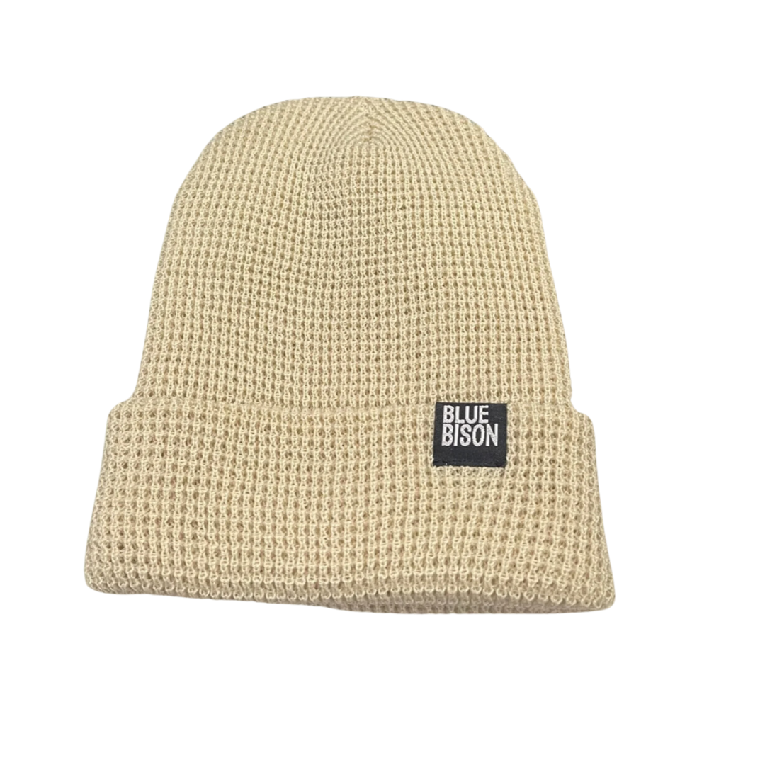 The Bison Blue Waffle – (Multiple Colors) Apparel Beanie