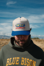 Load image into Gallery viewer, Blue Bison Badge Hat - Cream
