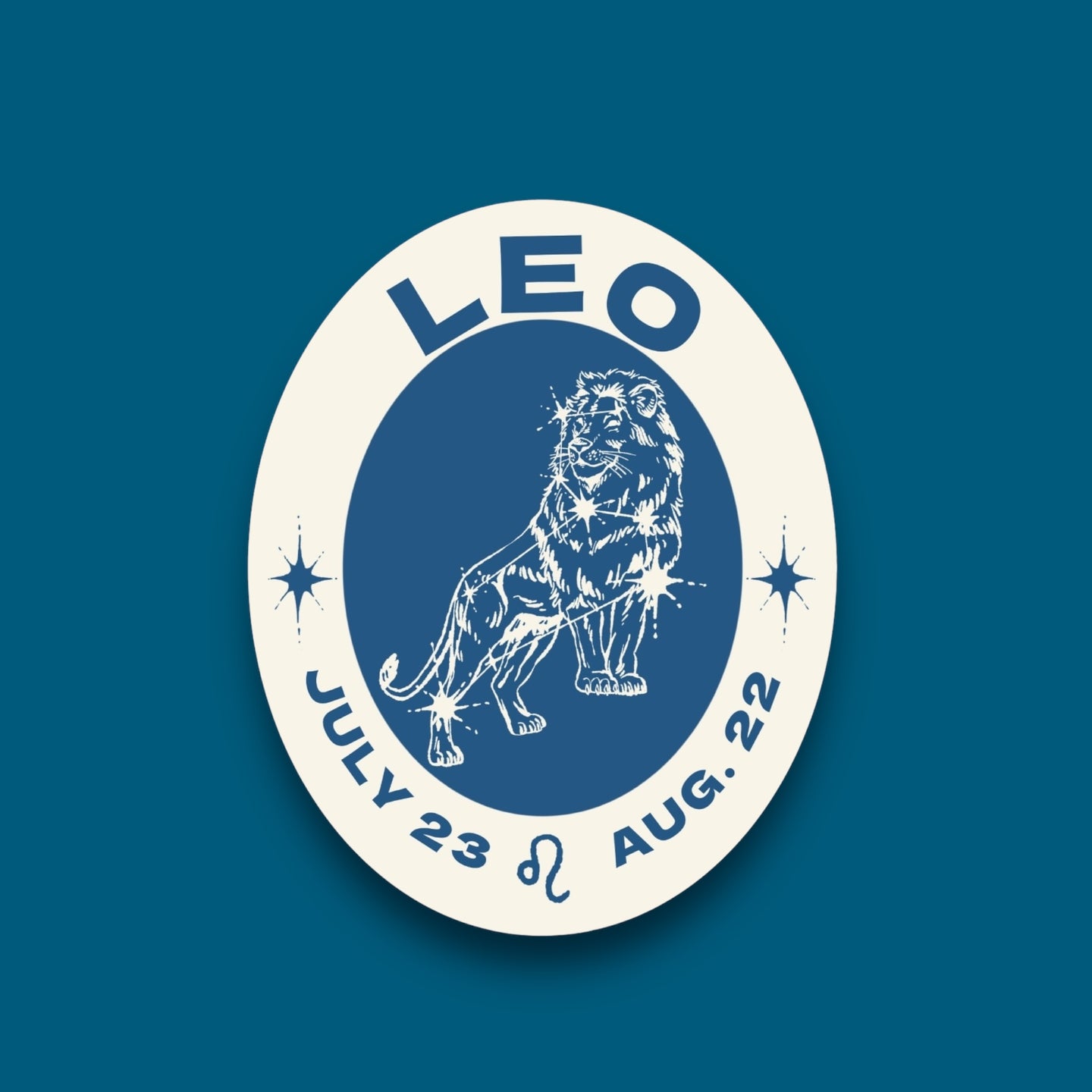 Leo Zodiac Sticker
