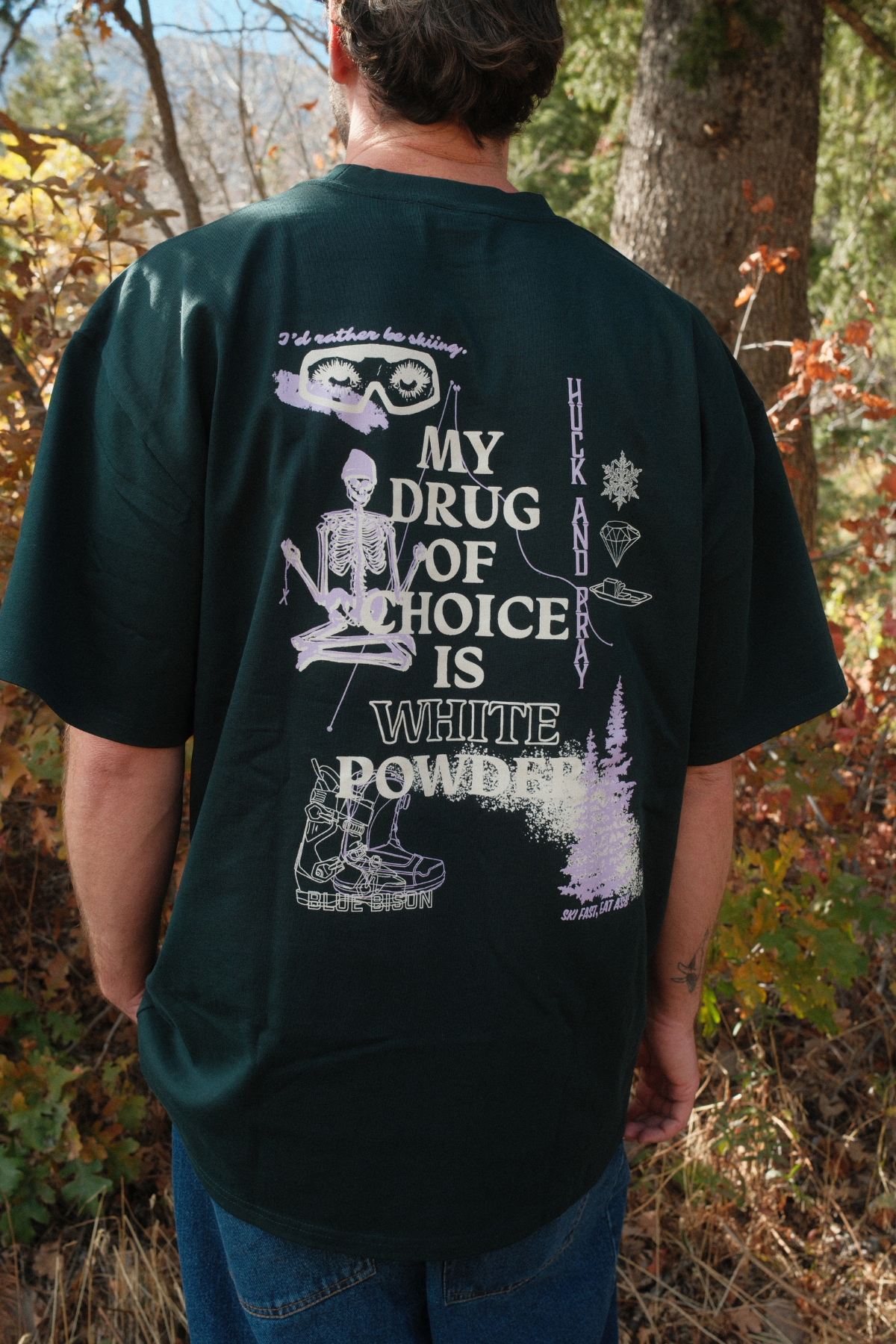 Huck & Pray Tee, Pine