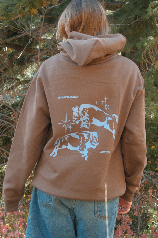 Dreamscape Hoodie in Brown