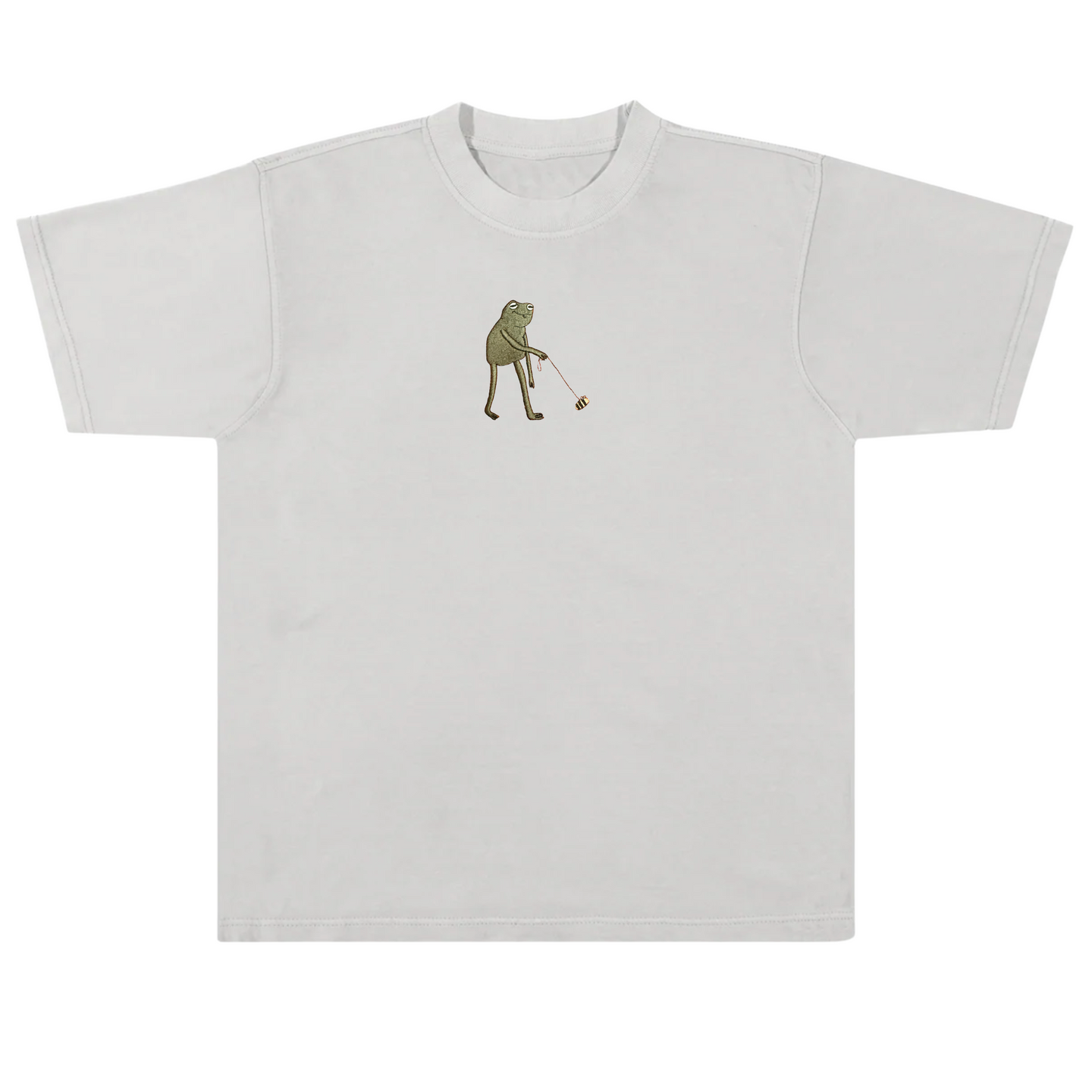 Frog Walking A Bee - Stone