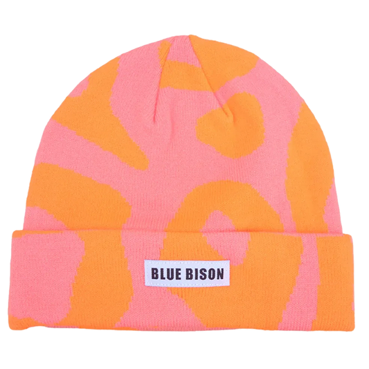 Lava Lamp Beanie in Peach Rings